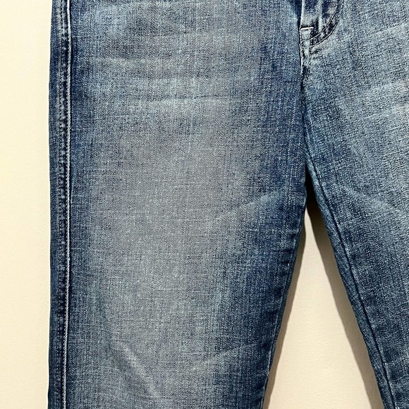 7 For All Mankind "A" Pocket Distressed Bootcut Jeans SZ 29 - Picture 9 of 10